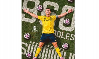 Cristiano Ronaldo marca o seu 960º golo